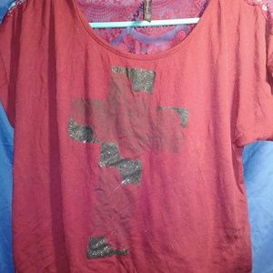 Crop top hybrid apparel